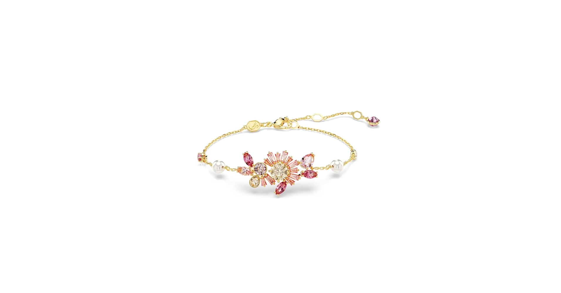 Amazon.com: Swarovski Gema bracelet Crystal pearl, Mixed
