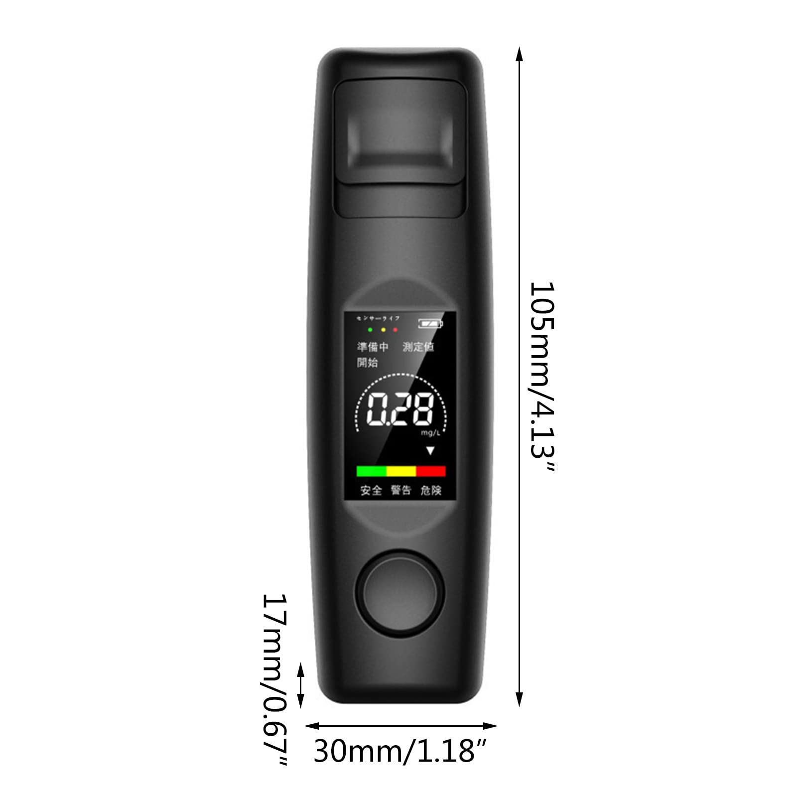 Amazon | ハンドヘルド AT9 アルコール検知器非接触高精度電子飲酒検知
