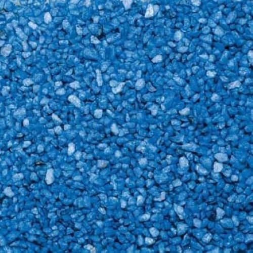 Eurosand Granulat 2-3mm / kleine Dekosteine 0,5 KG BLAU