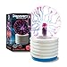 Discovery™ Plasma Globe Lamp - Touch & Sound Sensitive Lightning| Electric Tesla Coil Base Design| Educational STEM Toy| Home & Room Décor| Light-Up Plasma Orb| Interactive Globe| Fun Science Gift