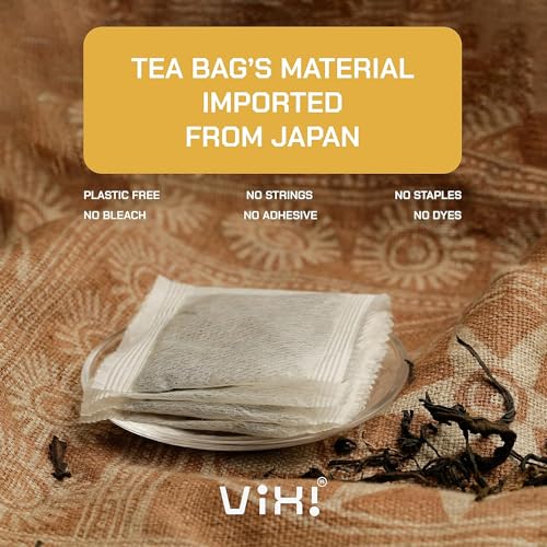 Image of VIXI Jasmine Green Tea Bags, 150 Counts, Vietnam's Mountain Tea, Flavored, Aroma, Tagless, Sugar Free, 100% Natural from Ancient Tea Tree for Hot and Cold Brew