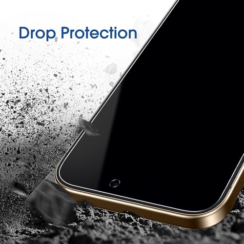 Image of amFilm OneTouch for iPhone 16 Pro privacy Screen Protector 6.3'' 2024 | 30s Auto-Alignment, Bubble Free, Tempered Glass, 28 Anti Spy, Shatterproof, Camera Lens Protector 2+2 Pack (16P-6.3'')