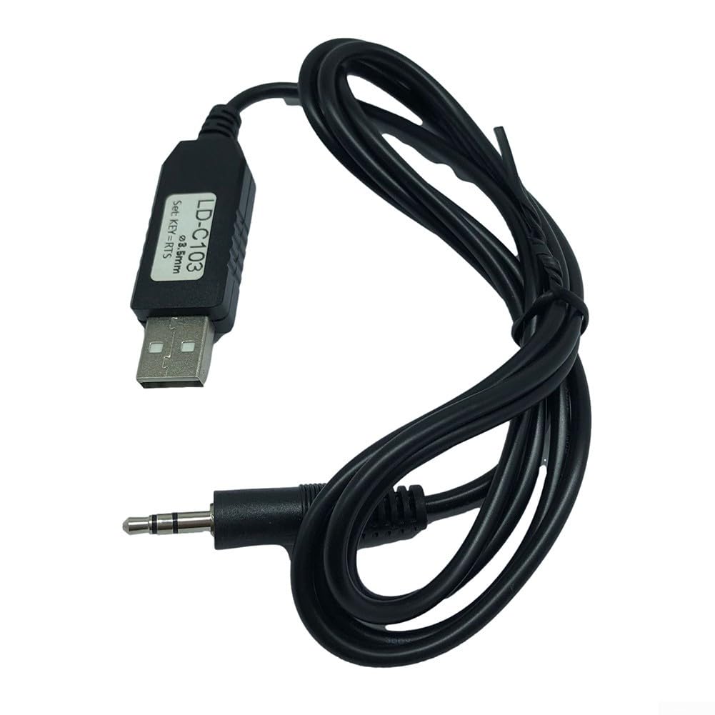 Modulo di trasmissione automatica per chiave CW con interfaccia USB e cavo da 1,5 m da 3,5 mm, compatibile con CwType Ham Radio N1MM Logger32