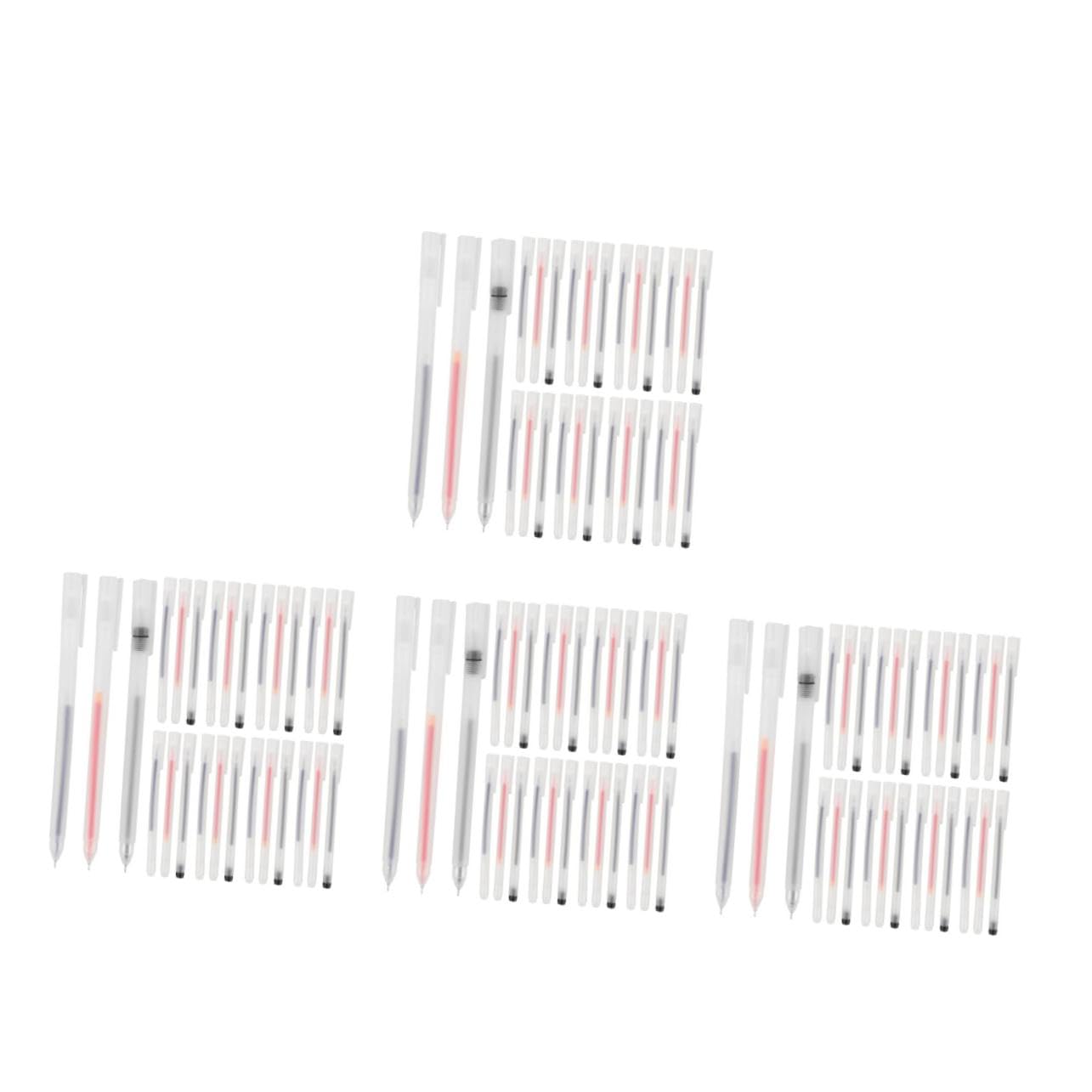 4 Sätze 05 Mm Gelstifte Stifte Marker Schnelltrocknende Gelstifte Schwarze Glitzerstifte Für Textmarker Punktstifte Permanentmarker Geltintenstift Mit Spitze 30 Stück * 4