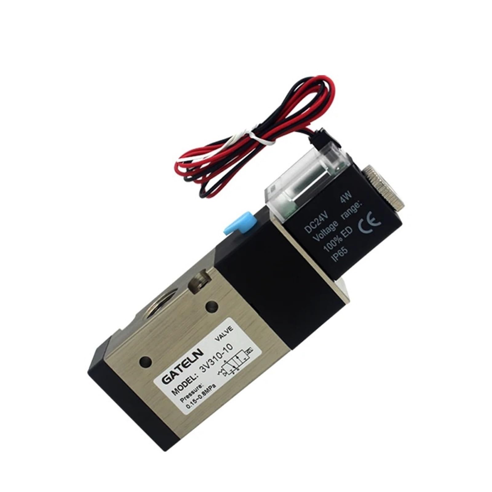 Électrovanne 3V310-10-NC DC12V valve pneumatique de contrôle à 3 voies