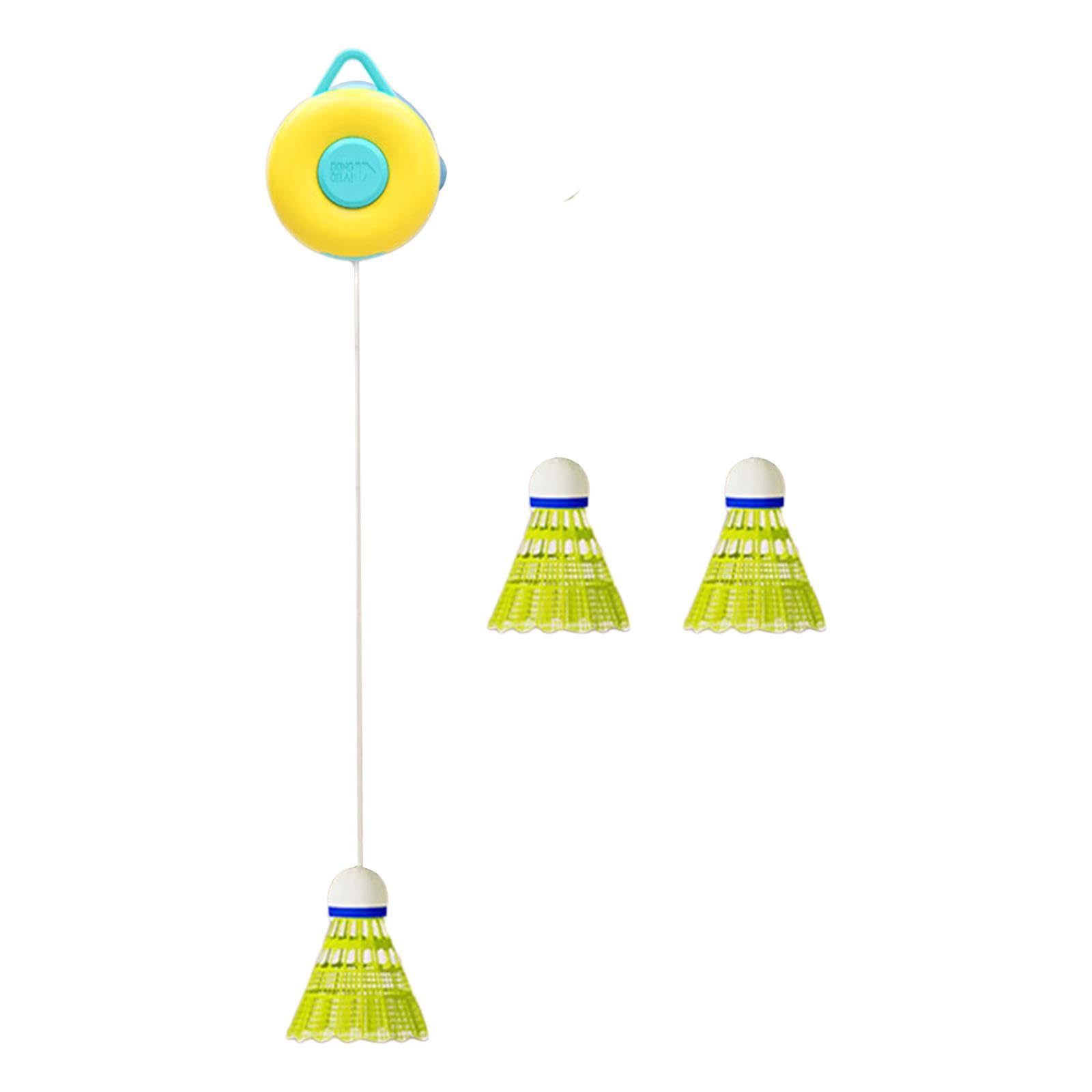 Indoor Badminton Trainer Badminton Training Improve Hand Eye Coordination Self Training Single Player Practice for Activity