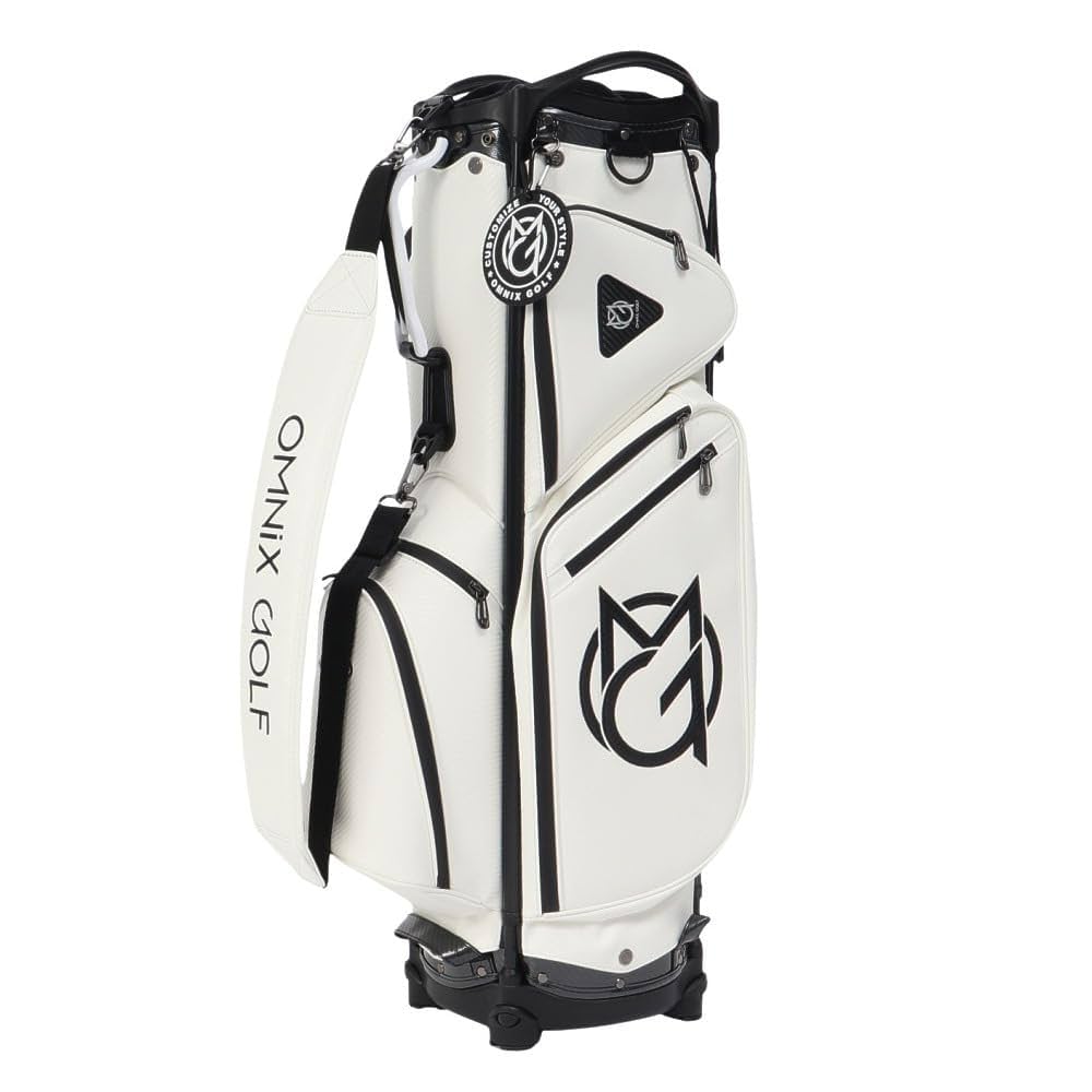   ゴルフバッグ ホワイト/ネイビー BRIDGESTONE GOLF キャディバッグ ネイビー/ホワイト