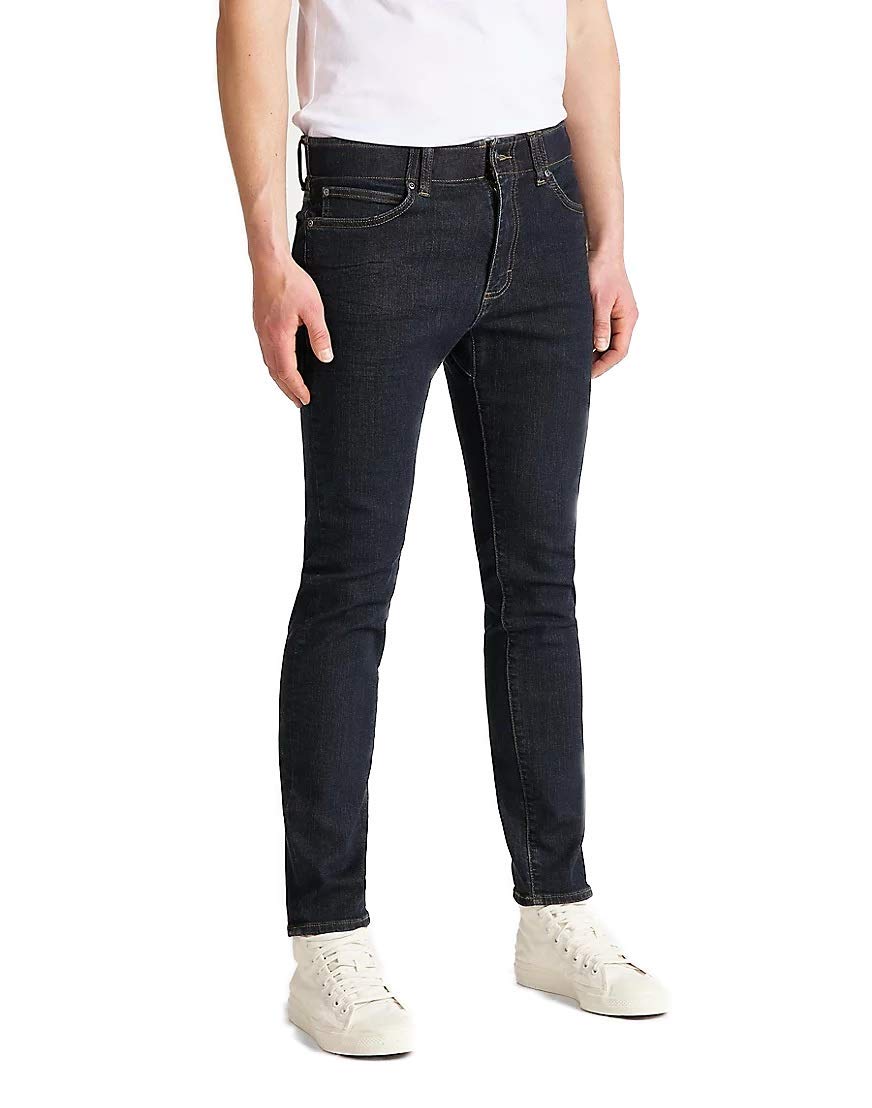 Lee Men's Night Wanderer Aa Extreme Motion Skinny Jeans, 33W / 34L