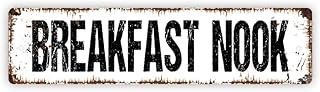 Breakfast Nook Metal Street Sign Plaque