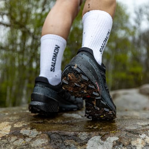 Salomon Speedcross 5 Damen Trail Running Schuhe, Grip, Stabilität, Passform, Black, 40