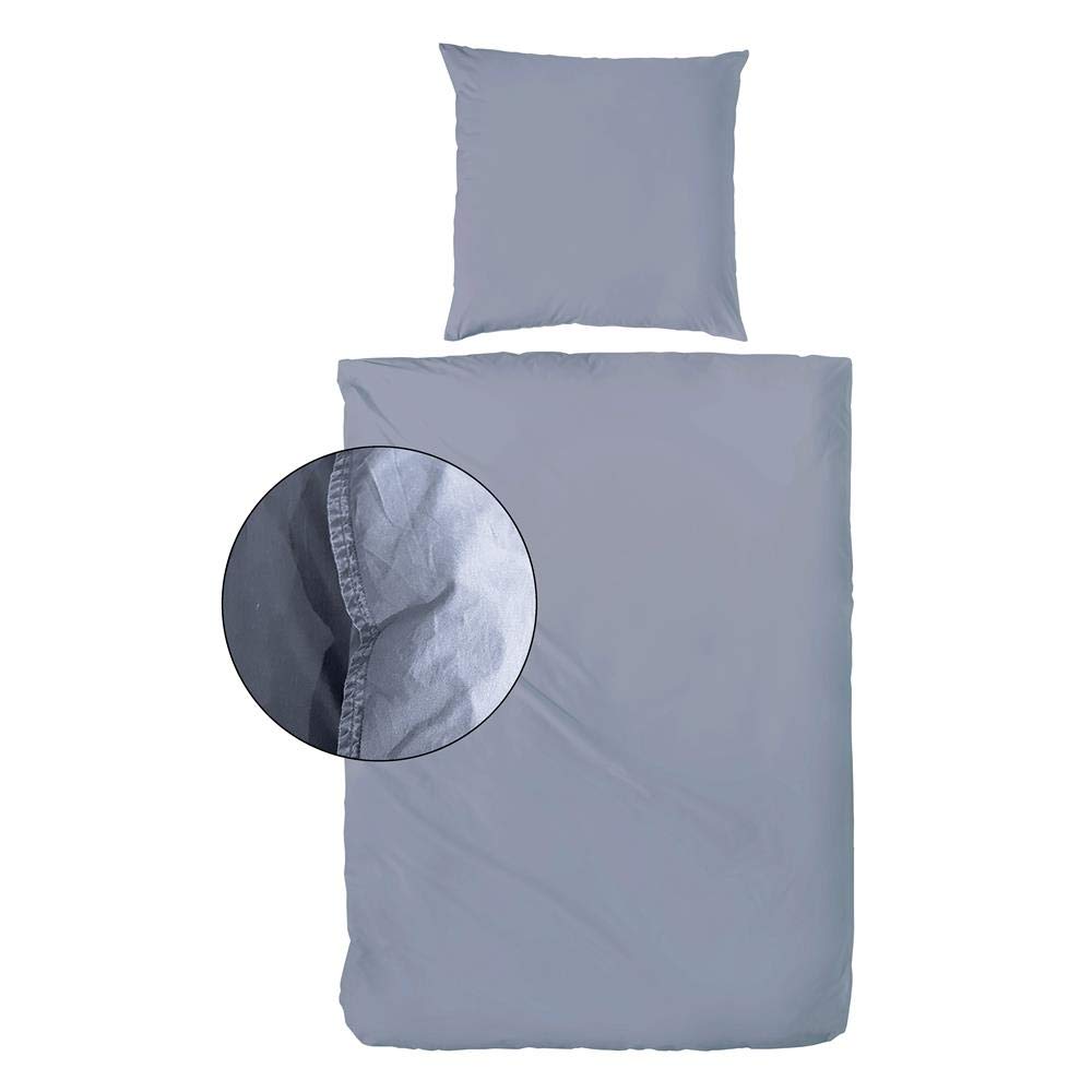 Thomas rinforzato di biancheria da letto stonewashed | 365 viola – 135 X 200