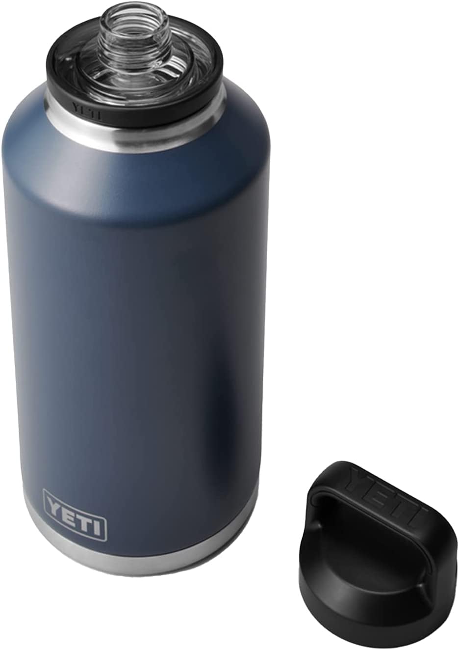 YETIRambler Bottle Chug, Vaccum Insulated Stainless Steel Bottle with Chug Cap, Navy, 64 oz (1.9 L)