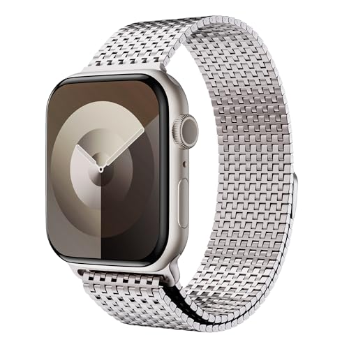 LULULOOK Pulsera milanesa compatible con Apple Watch...