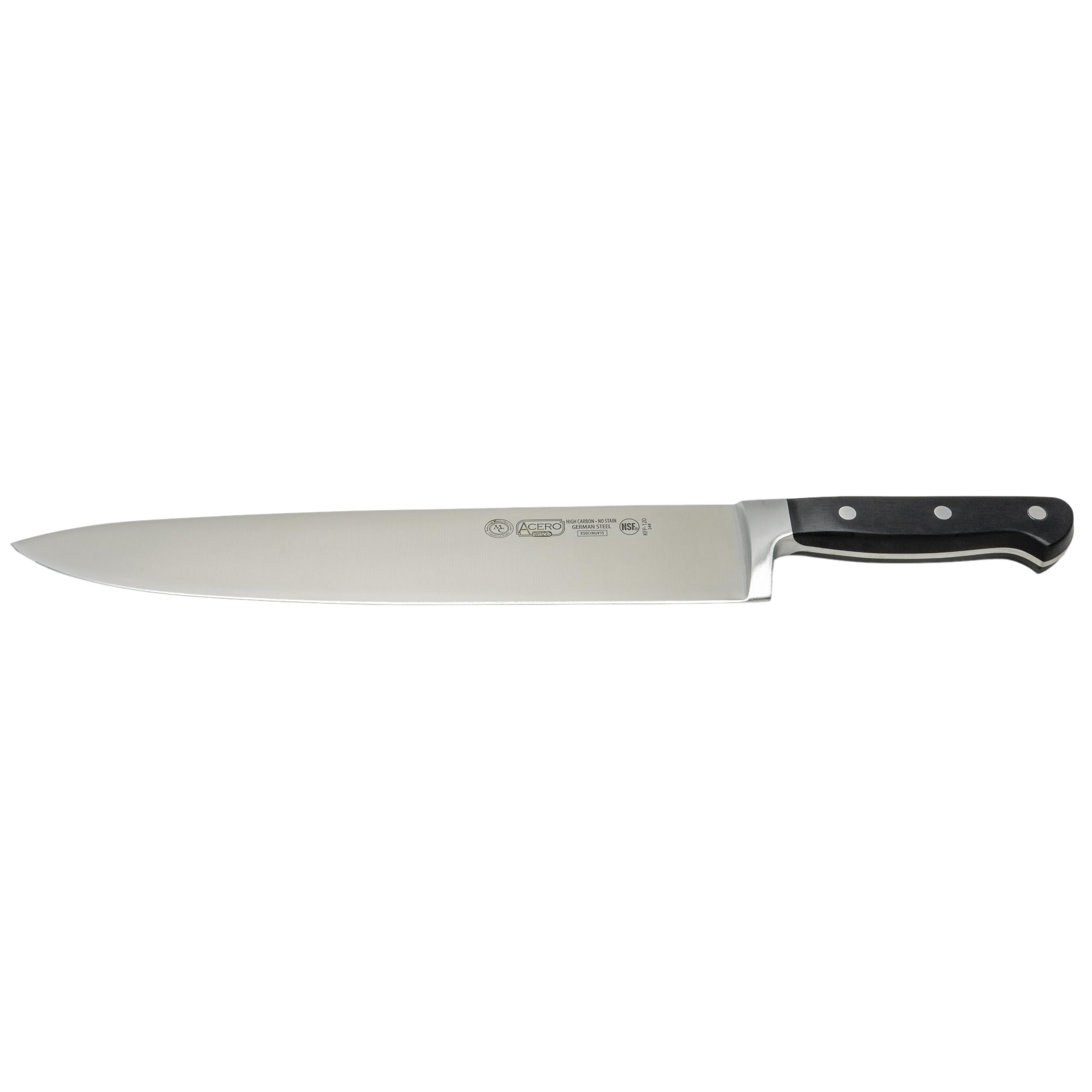 Winco KFP-120 Acero cutlery Black, 12 Inch