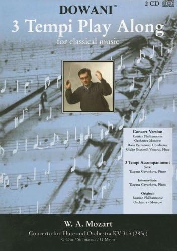 Concerto for Flute and Orchestra in G Major, K313 (3 Tempi Play Along) Audio CD – April 1, 2006