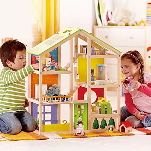 Wagoog Puppenhaus Puppenfamilie Set - Holz 7 Personen Figuren Puppen Spielset für Puppenhaus Familie Zubehör Kinder… – Bild 7