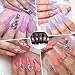 Vrenmol Poly Nails Gel Set - 6 Colors Nail Extension Gel Pink Nudes Blue Green Builder Nail Gel for Nails Enhancement Manicure Kit for Professional and Started