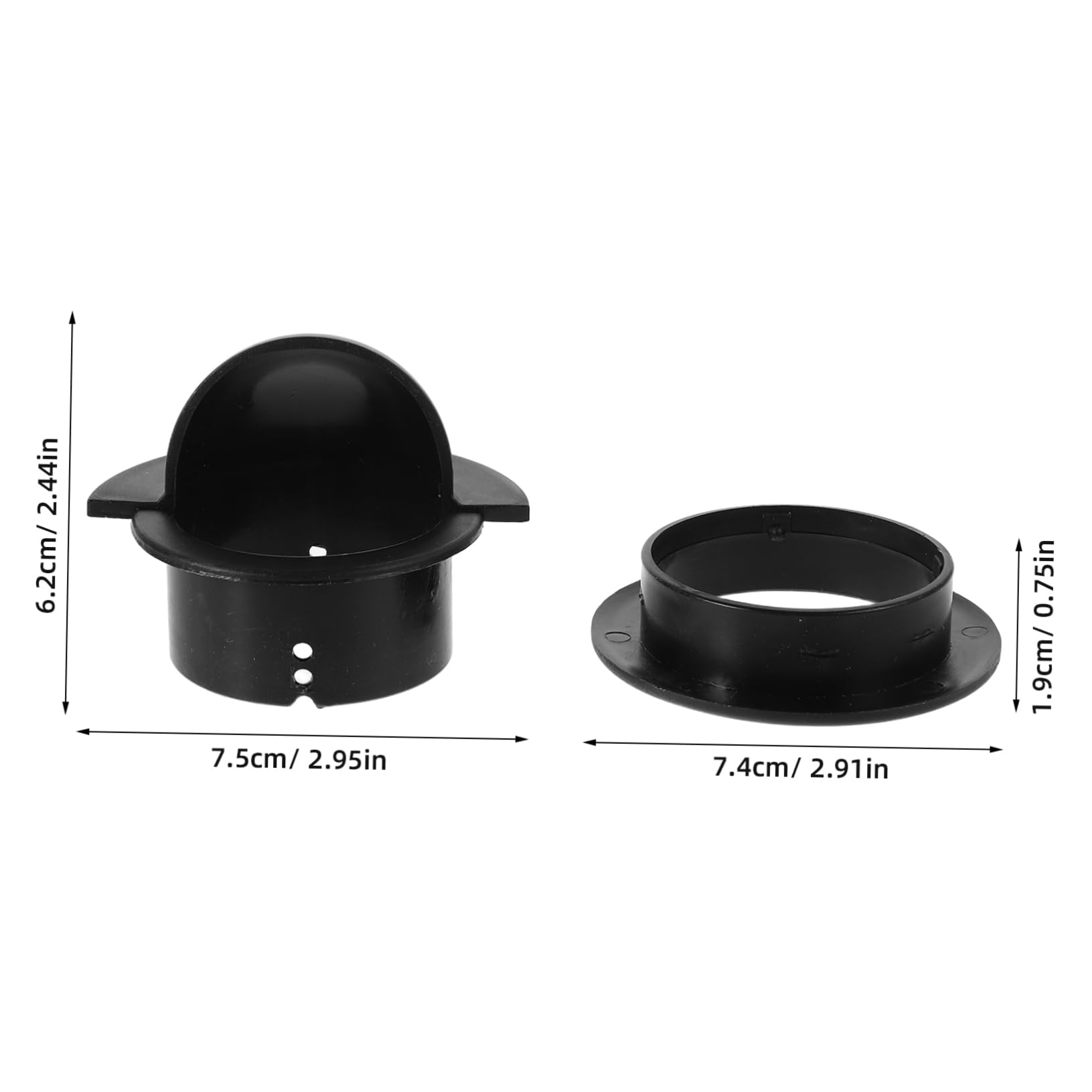 BESPORTBLE 1Set Replaceable Foosball Entry Cups Durable Plastic Operation Dishes for Table Soccer Quick Installation and Smooth Ball Entry Heavy Duty Soccer Machine Parts