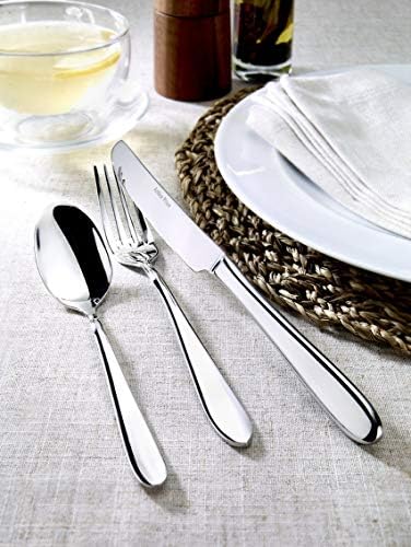Arthur Price Every Day Arthur Price Willow 24-Piece 6 Person Cutlery Set, Stainless Steel, Stainless Steel, 34 x 31 x 5 cm