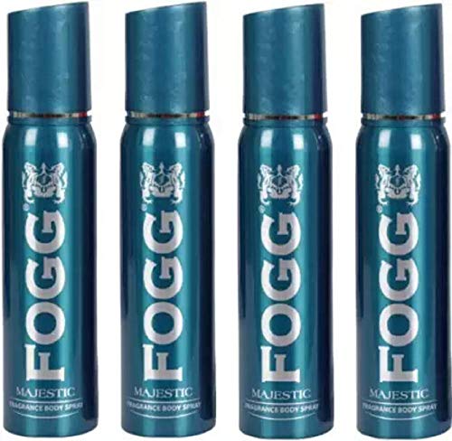 FOGG Men Majestic Fresh Scent Deodorant Combo Pack Of 4 Fresh Scent Deodorant Spray - (480 Ml, Pack Of 4)