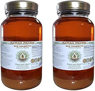 Saw Palmetto Alcohol-Free Liquid Extract, Organic Saw Palmetto (Serenoa Repens) Dried Berry Glycerite 2x32 oz Unfiltered