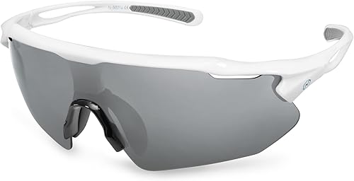 Miniatura 9 de AKSEL - Lentes de ciclismo TR90 con marco de protección UV para mujeres y hombres, gafas de sol deportivas