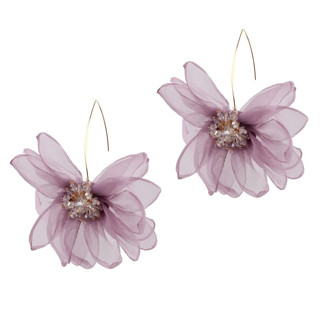 Yellow Chimes Earrings For Women Purple Floral Drop chic Earrings For Women and Girls (B0BY87Y4CX) Amazon Price History, Amazon Price Tracker