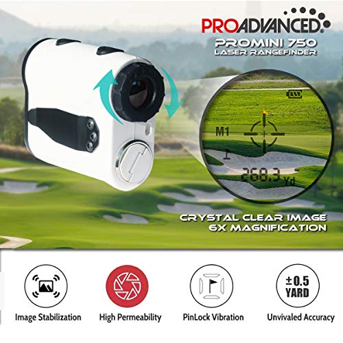 Telemetro-laser-marca-PROMINI-RANGE-750-Medidor-en-golf-de-distancia-de-precision-superior–El-mejor-regalo-de-golf