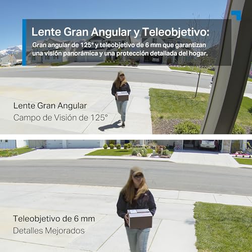 Image of Tapo C246D Outdoor Wifi Surveillance Camera with 2K Dual Lens, 125 Wide Angle and 6mm Telephoto Lens, Smart Tracking, Free AI Detection, Night Vision, MicroSD Card up to 512GB