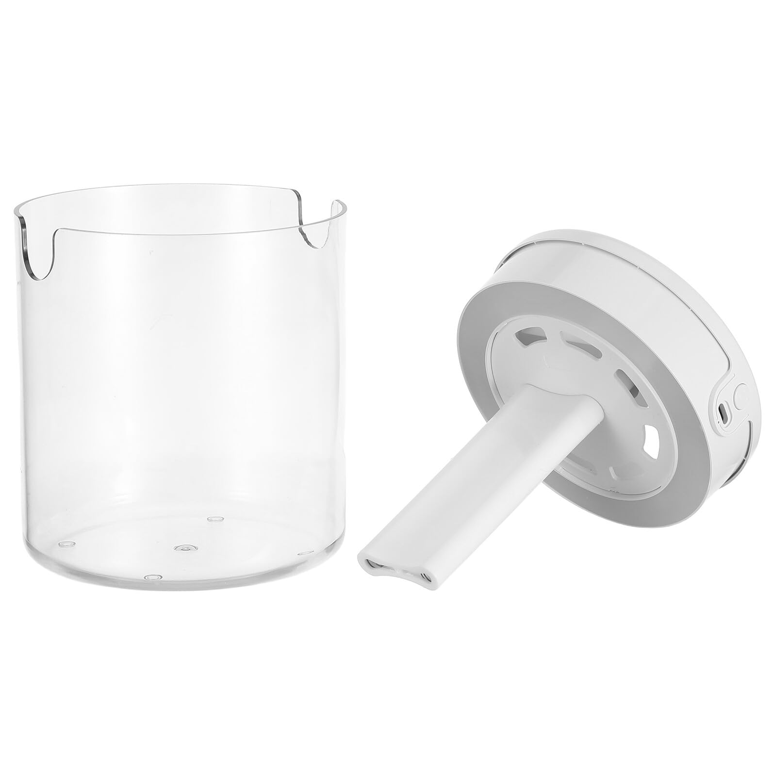 SHINEOFI Umidificatore a Doppio Spruzzo 2l Portatile con Controllo Digitale e Plastico per Piante e Aria in Ufficio o Dormitorio Silenzioso con Luce Notturna