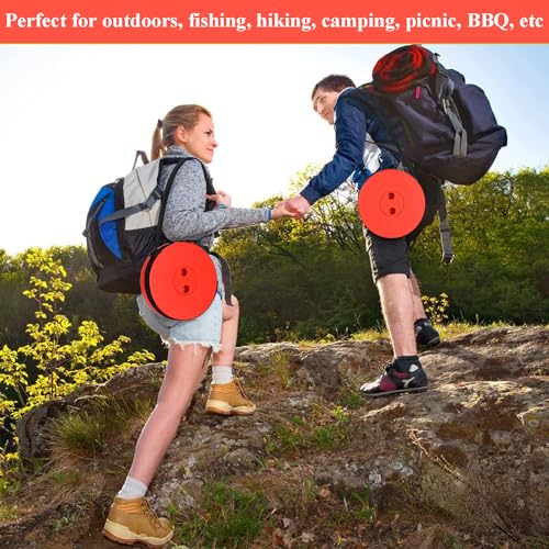 Image of Fishboy Upgraded Collapsible Stool, 400lbs Max Weight, Lightweight But Sturdy, Portable Retractable Folding Telescoping Foldable Camping Stool for Adults Outdoor Fishing Hiking BBQ