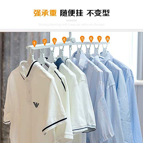 Bamboo Multi-function Hanger storage Oracle clothes shelf balcony hanger home clothes rack multi-layer folding magic coat support