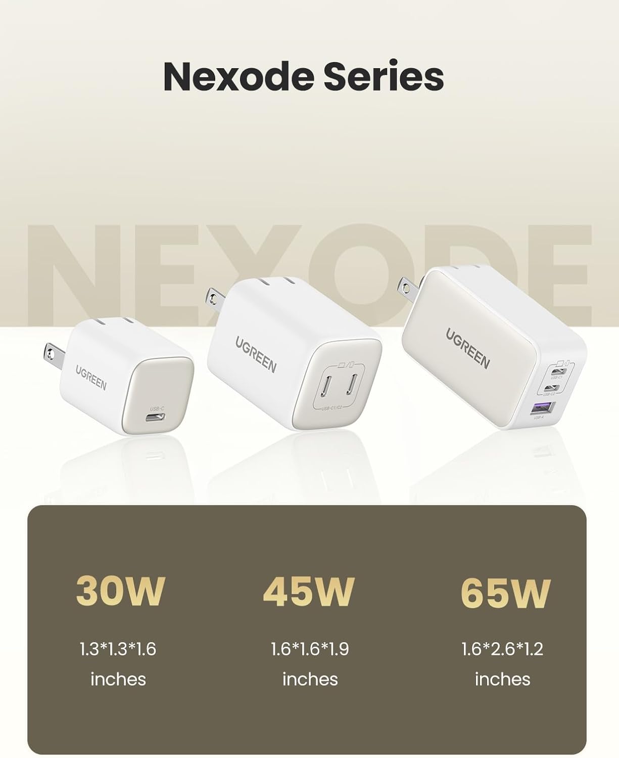 UGREEN 45W USB C Charger, Nexode 2 Port GaN Foldable PPS Wall Charger Block Support Samsung Super Fast Charging 2.0 for Galaxy S25/S24/Note 20, iPhone 16/15/14, iPad, MacBook, Steam Deck (White) - Image 7
