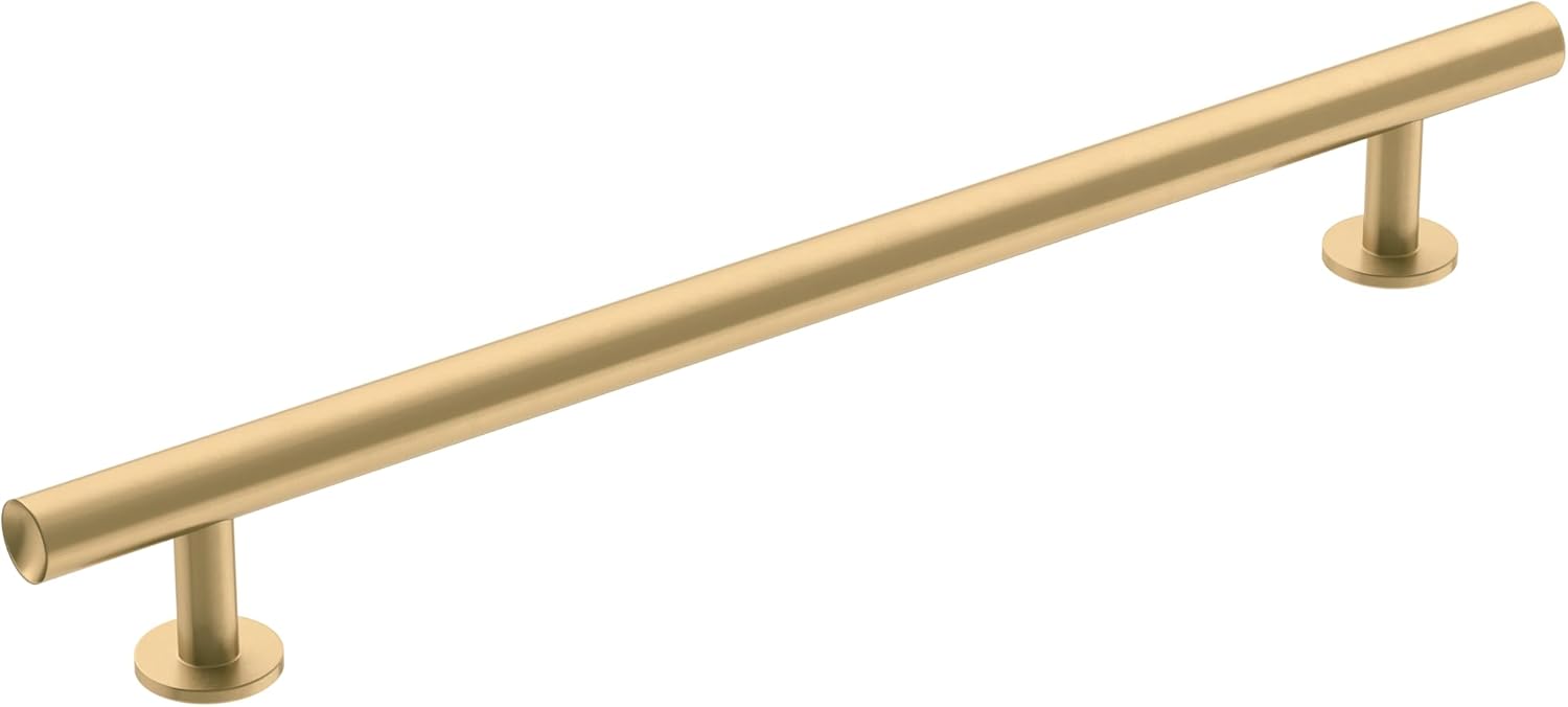 Amerock | Cabinet Pull | Champagne Bronze | 7-9/16 inch (192 mm) Center-to-Center | Radius | 1 Pack | Drawer Pull | Cabinet Handle | Cabinet Hardware