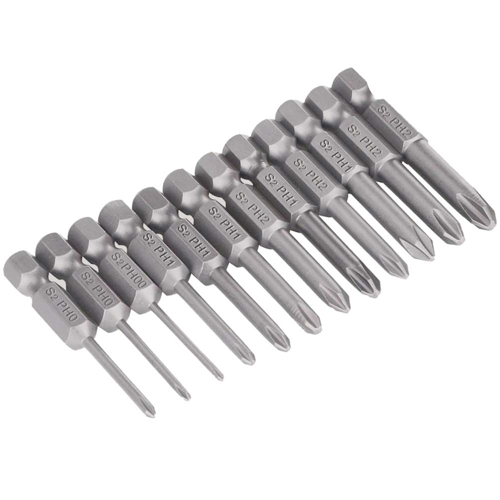 Fixinus 12-teiliges Kreuzschlitz-Bit Set – Magnetisch & Präzise Für Alle Schraubarbeiten