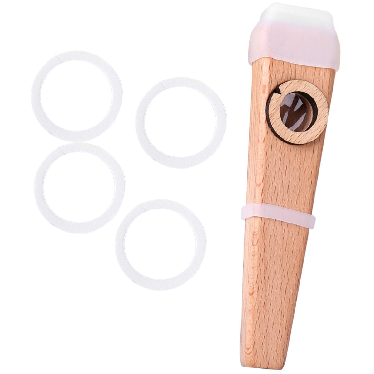 Holz Kazoo Instrument für Gitarre und Ukulele, 1 Satz, Leicht