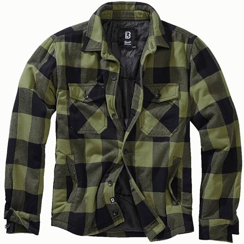 Image of Brandit Men's Lumber Jacket Black /Blue