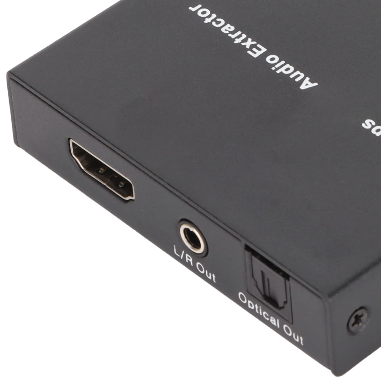 Audio Extractor Stripper, Multi Channel Optical (SPDIF) e Uscita Audio Analogica L/R, 18Gbps 4K2K a 50/60Hz Sound Extractor Converter Supporto HDCP 2.2 e Funzione CEC per Uso Domestico(Unione Europea)