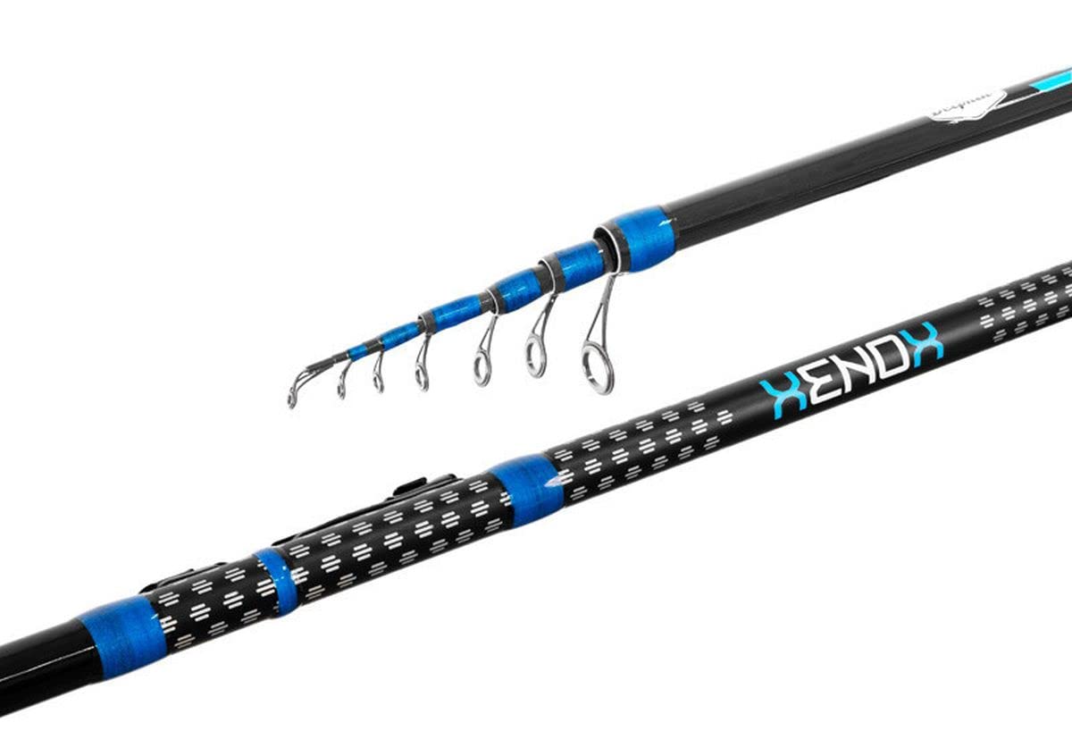 Delphin XENOX Bolognese Rute 4,0m/155g / Wg.<30g/ high Carbon beringte Stipprute
