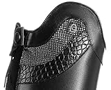 cavallo reitstiefel junior strass Soft Calf Cavallo Reitstiefel Linus Slim Varano + Caiman, Schuhgr??e:4-4.5 H49 W37