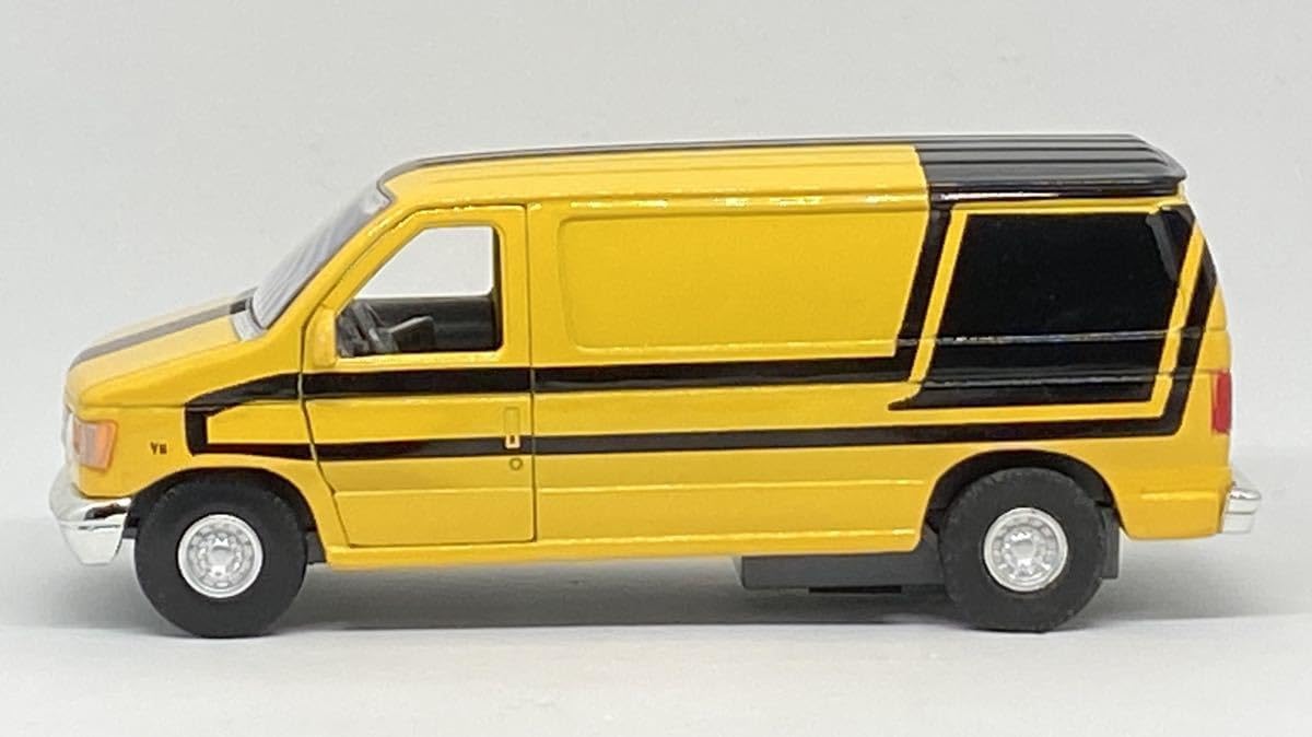 Amazon | TINS TOYS 1/43 フォード エコノライン E350 イエロー FORD E