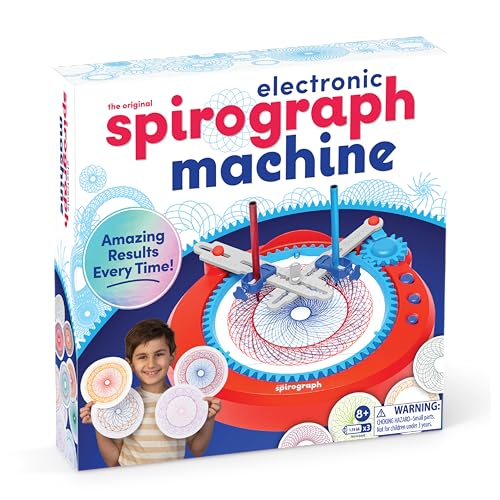 Spirograph Electronic Spirograph Machine | Easy to Use Automatic Drawing Fun! | Create Millions of Amazing Unique Patterns | Creative Arts & Crafts Activity | for Ages 8+