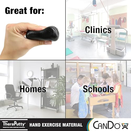 Image of CanDo TheraPutty Standard Hand Exercise Putty For Rehabilitation, Exercises, Hand Therapy, Occupational Therapy, Hand Strengthening, Improve Motor Skills, Stress Relief