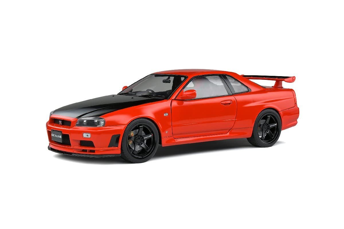 SOLIDO ソリド　Nissan GT-R (R34) ミニカー 1/18 Amazon | ソリド 1/18 日産 スカイライン GT-R (R34) 1999