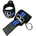 AFTREN Cinghie per Sollevamento Pesi Fasce per Polsi Bretelle per Supporto per Polso Passante per Pollice Best Wrap Powerlifting Allenamento per la Forza Crossfit Palestra Bodybuilding (Blu)
