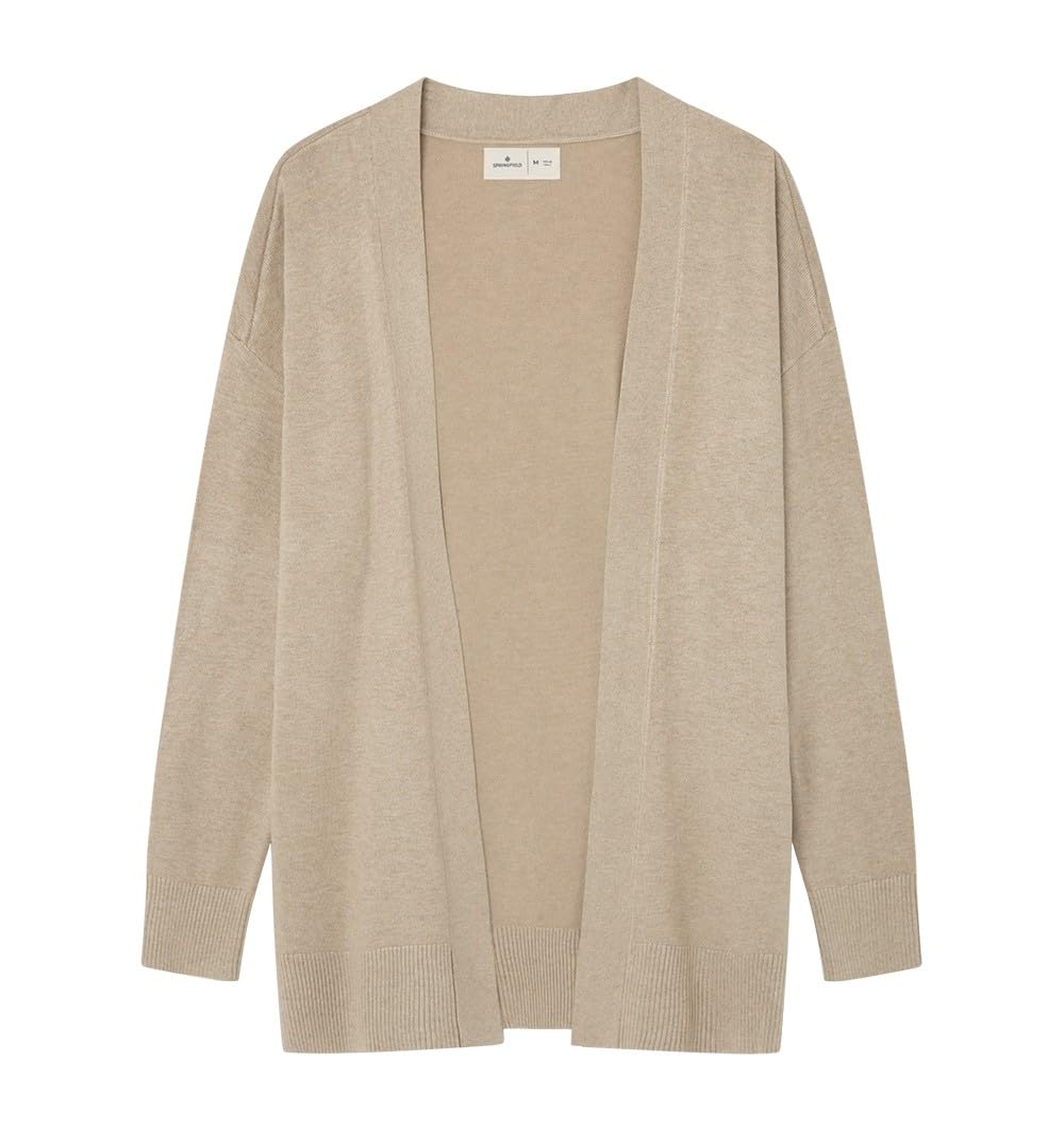 SPRINGFIELD Women's Knitted Sweater, Stone, XS