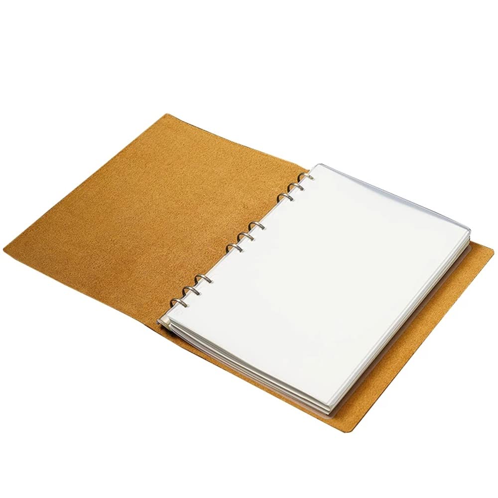 Taccuino in pelle fatto a mano con un design in rilievo, perfetto per aggiungere un tocco personale