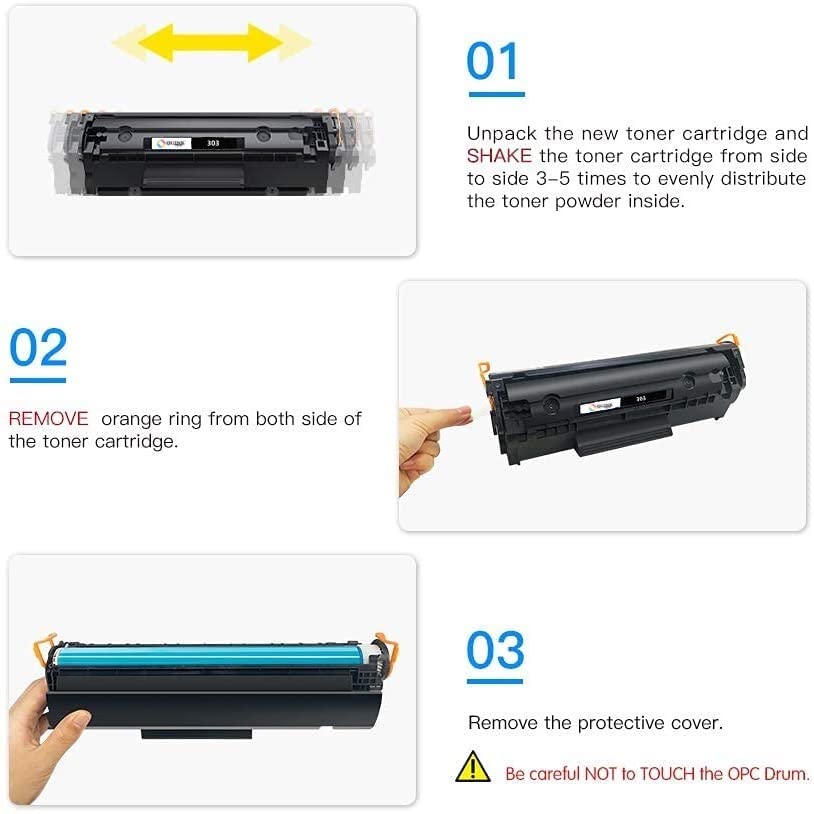 Image of QUINK 303 Toner for Canon 303 CRG 303 Toner Cartridge for Canon LBP 2900, LBP 2900B,LBP 3000 (303 Cartridge)