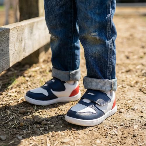 Image of STQ KIDS Toddler Shoes Wide Toe Box First Walk Sneakers for Boys and Girls