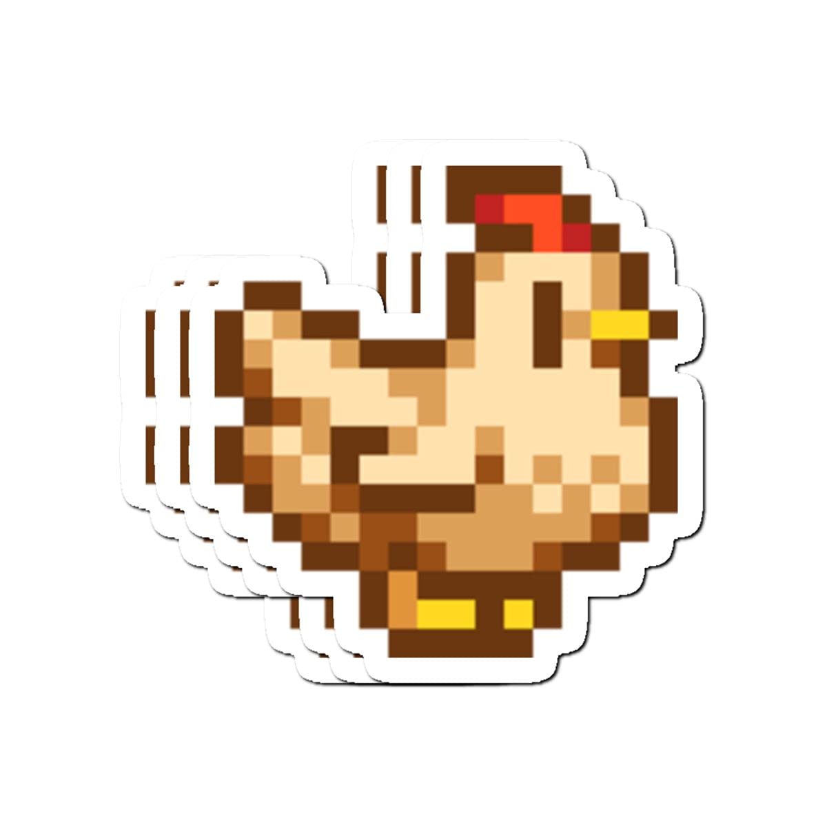 Amazon Com Story Storm Store Chicken Stardew Valley Stickers 3 Pcs Pack Home Kitchen